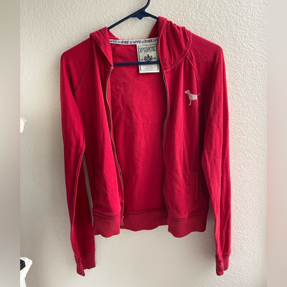 PINK ZIP UP